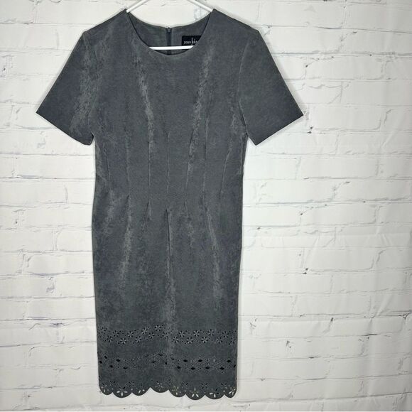 John Roberts size 6 gray dress - Picture 1 of 8